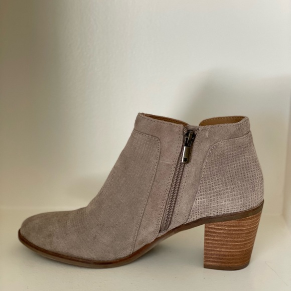 Lucky Brand Ponic Suede Ankle Boots 10 M - Picture 7 of 12